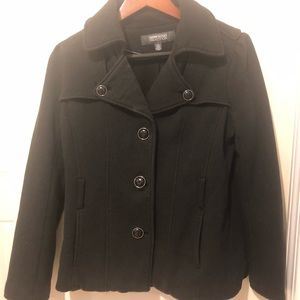 Black Kenneth Cole pea coat